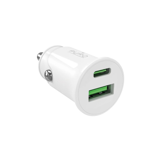 Caricabatterie da auto Pro Lite con 1 porta USB-A e 1 porta USB-C